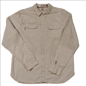 Marc Ecko Men's White & Blue Button Down Shirt